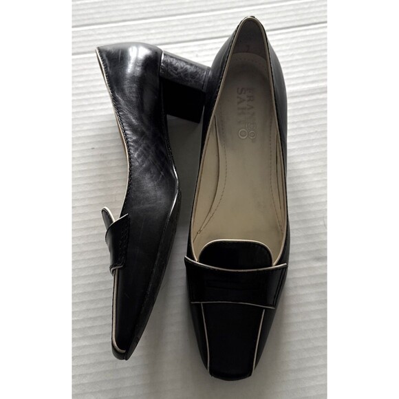 Franco Sarto Julia Black Pumps with Block Heel Women’s Size 6.5 - Picture 5 of 15